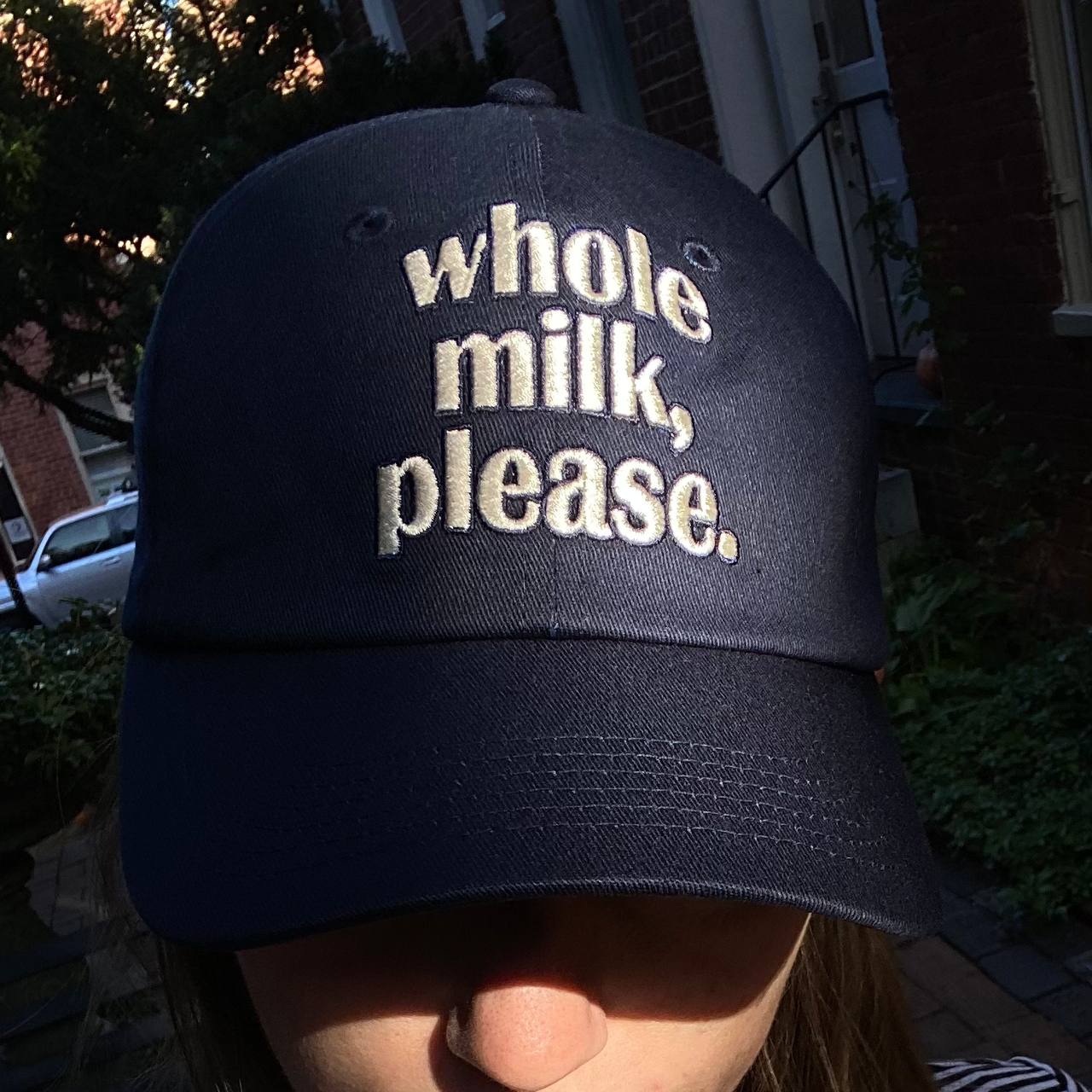 whole milk, please cap